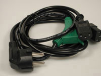 Sandberg 230V Cable PC+monit. 1.8m (503-47)